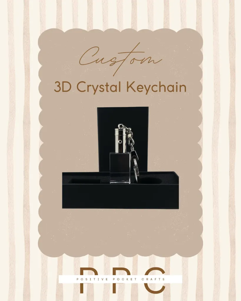 [C3DRKCWL00130X20X15FG] Custom 3D Rectangle Keychain With Light 30X20X15 MM