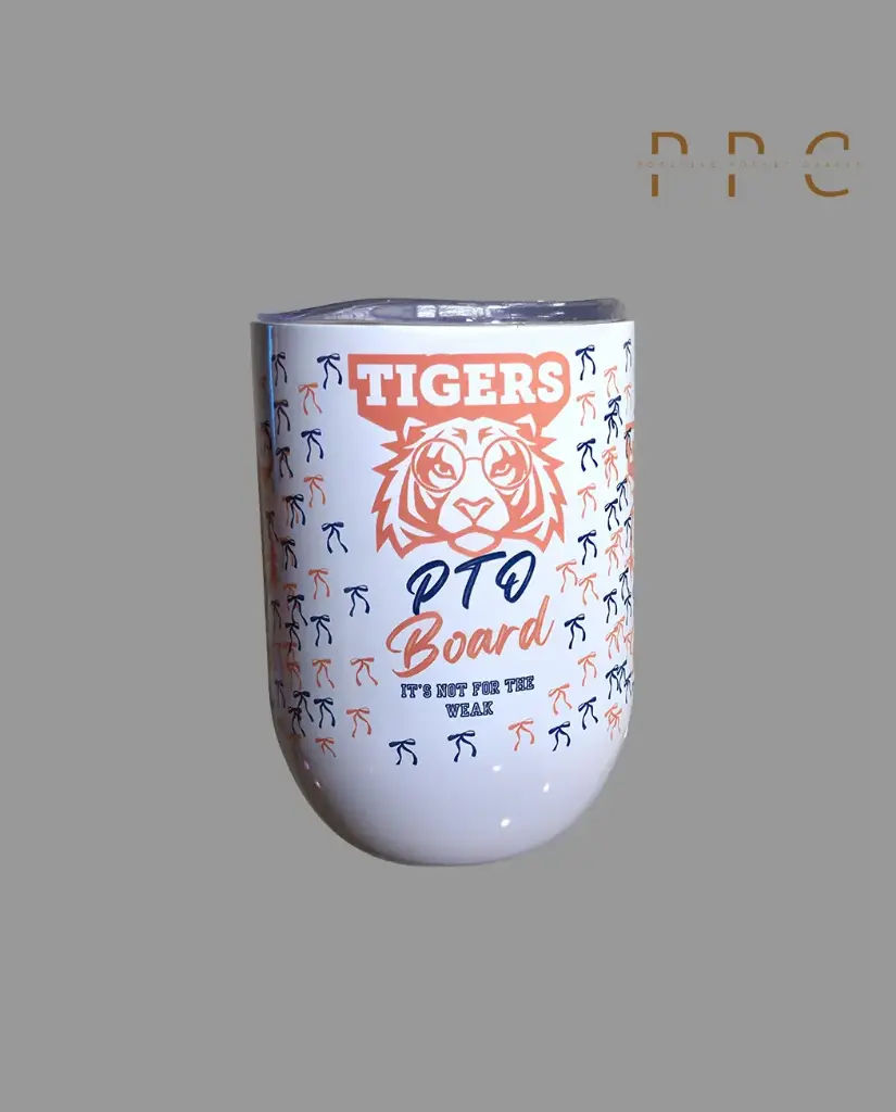 Custom Wine Stainless Steel Tumbler Double Wall 12 Oz