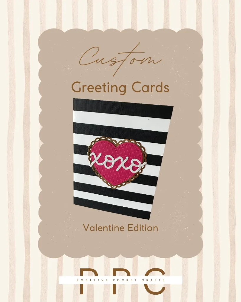 [CVDCS001FG] Custom Valentines Day Card (Single)