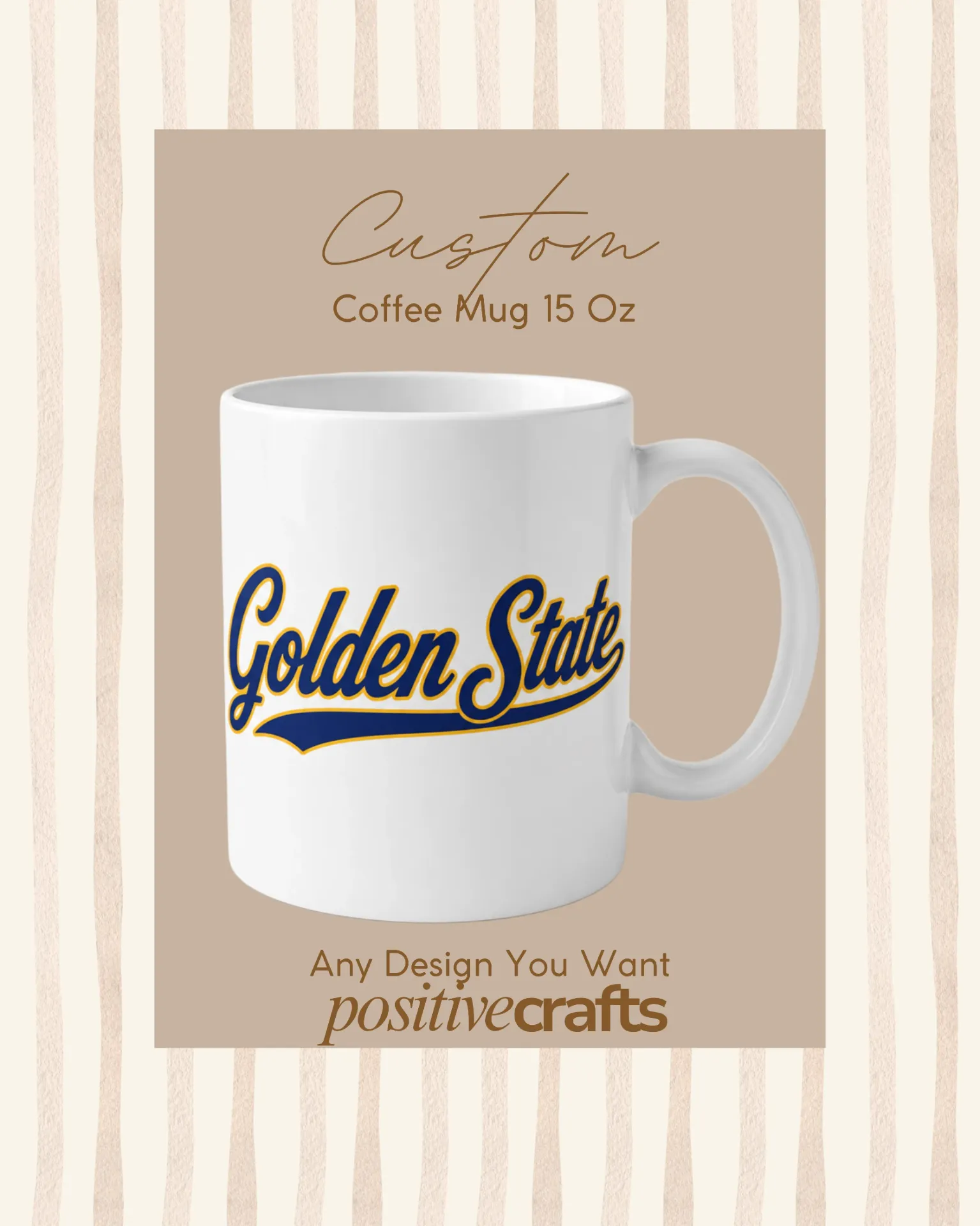 Custom 15 Oz Coffee Mug With Your Logo or Image