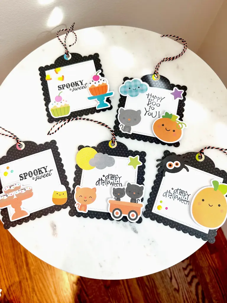 Custom Halloween Theme Paper Tags