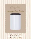 Custom Can Holder Cooler Stainless Steel Insulated Tumbler 12 Oz