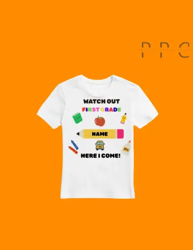 Custom T Shirt Youth In Different Colors Sizes