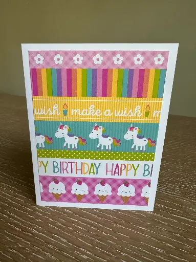 Unicorn Birthday Card Set